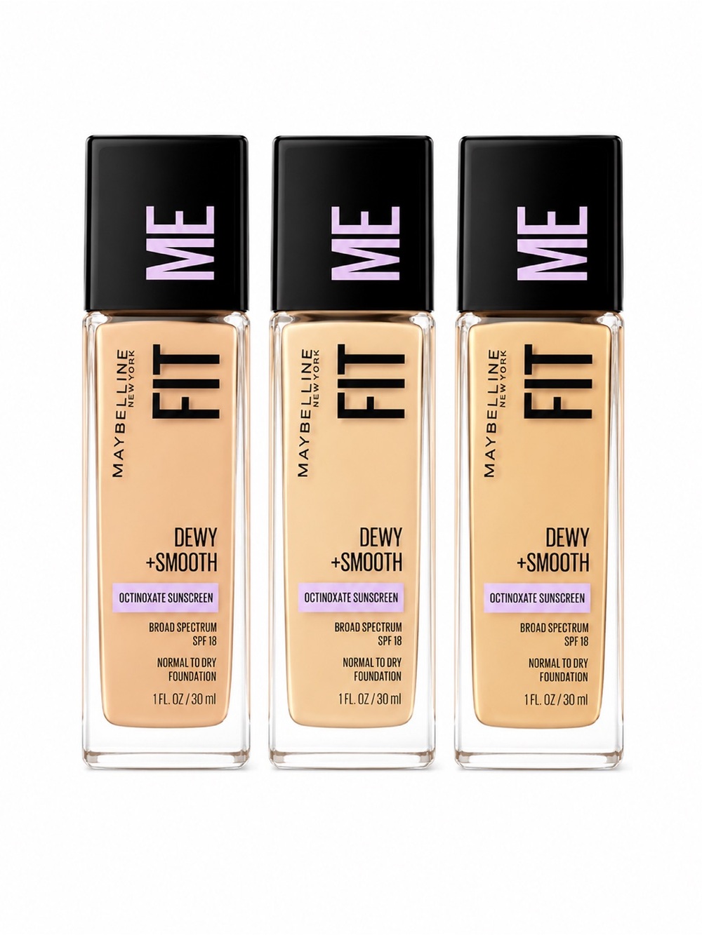 Maybelline Fit Me Dewy + Smooth Foundation - 1 per order - Picture 1 of 3